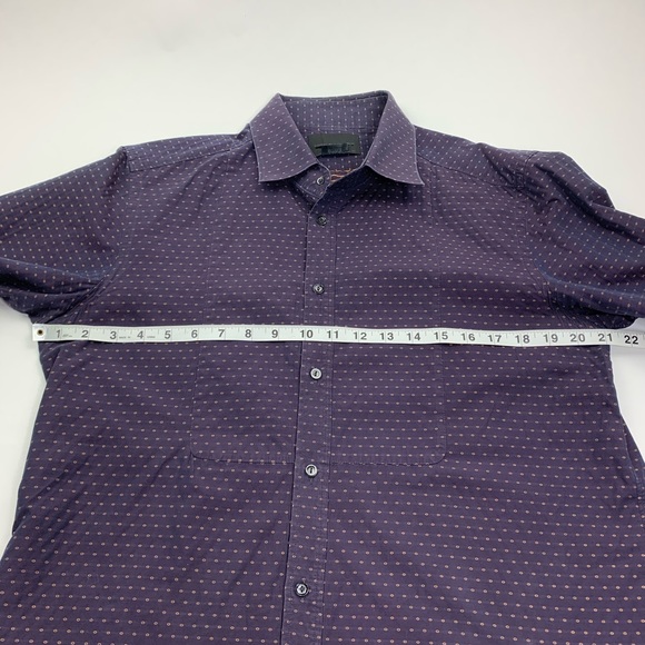 Diesel Black Gold Men’s Shirt Purple Size 52 - Picture 7 of 12